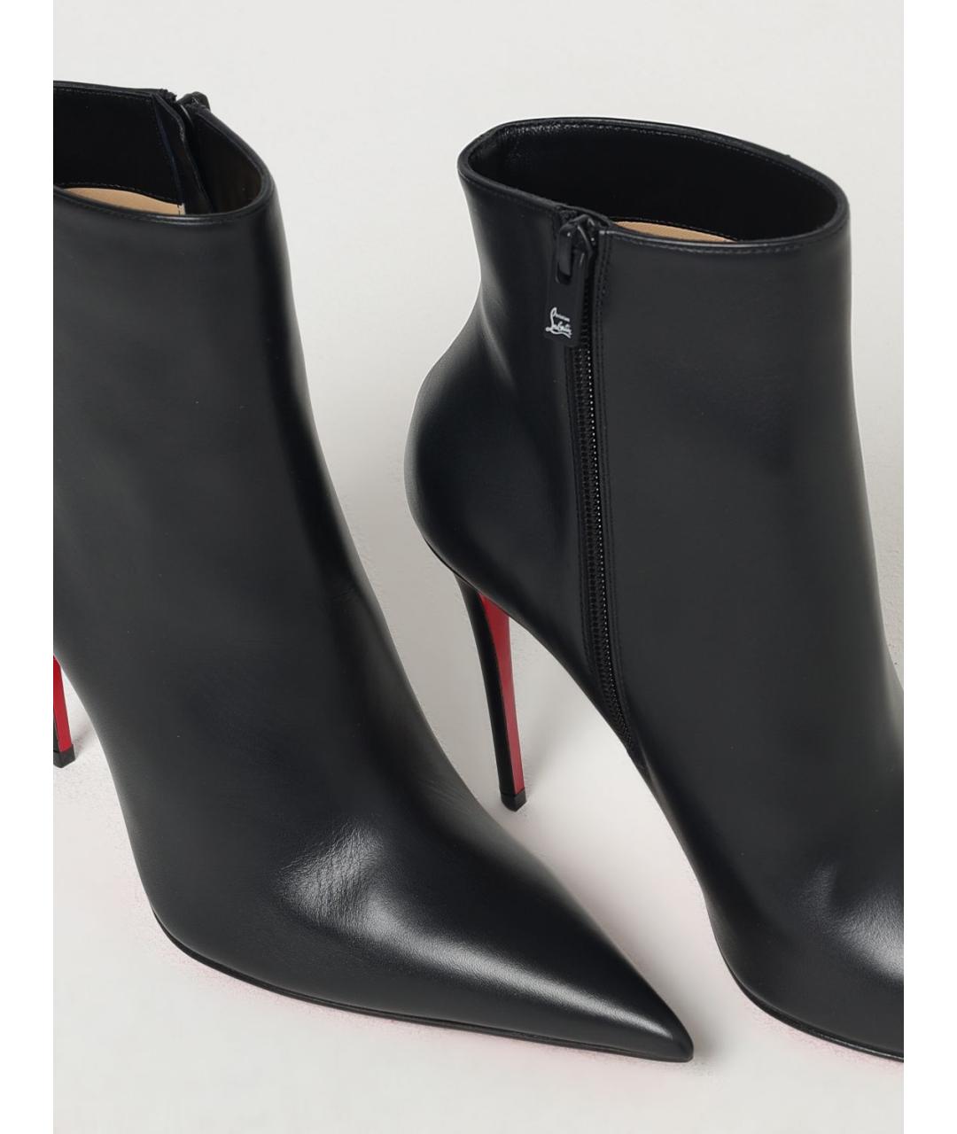 CHRISTIAN LOUBOUTIN Черные ботинки, фото 4