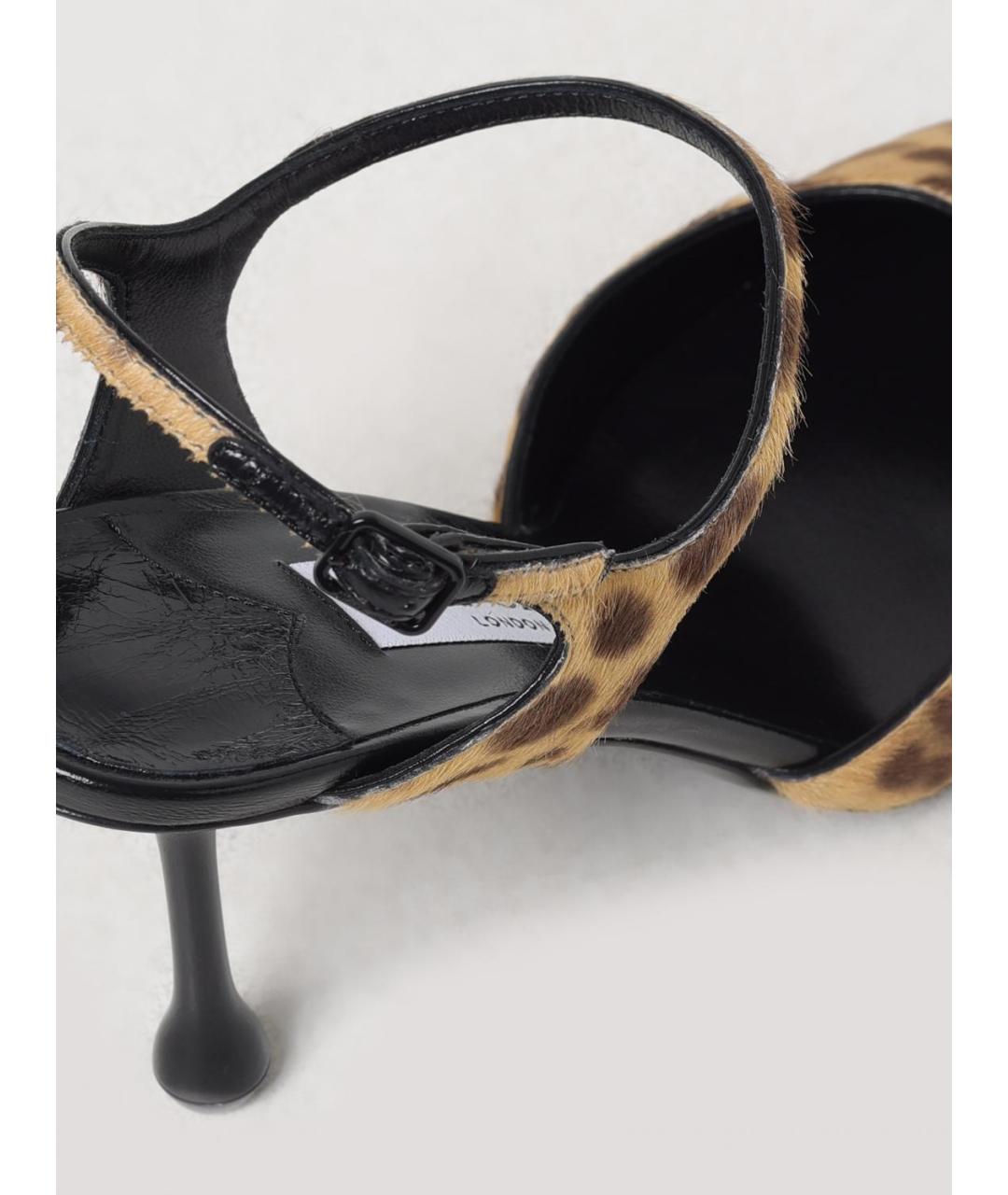 JIMMY CHOO Коричневые туфли, фото 4