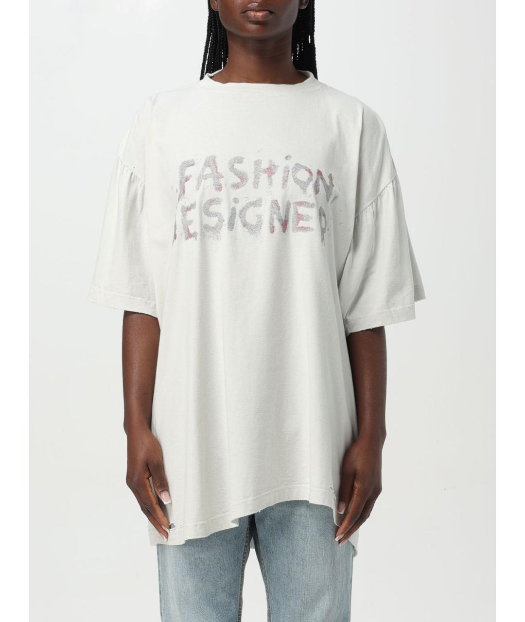 BALENCIAGA Белая футболка, фото 2