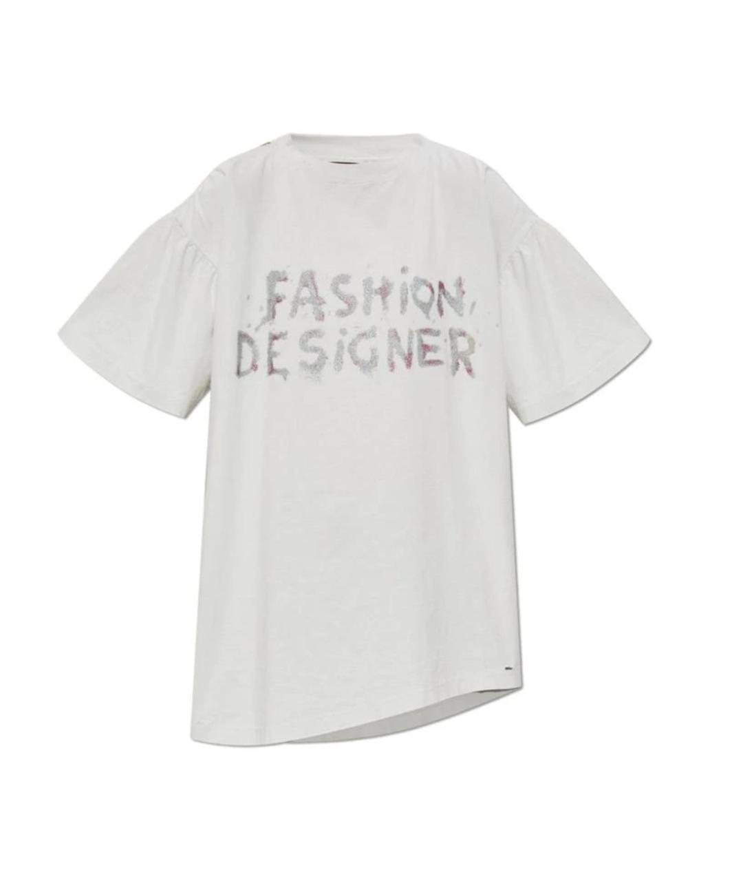 BALENCIAGA Белая футболка, фото 1