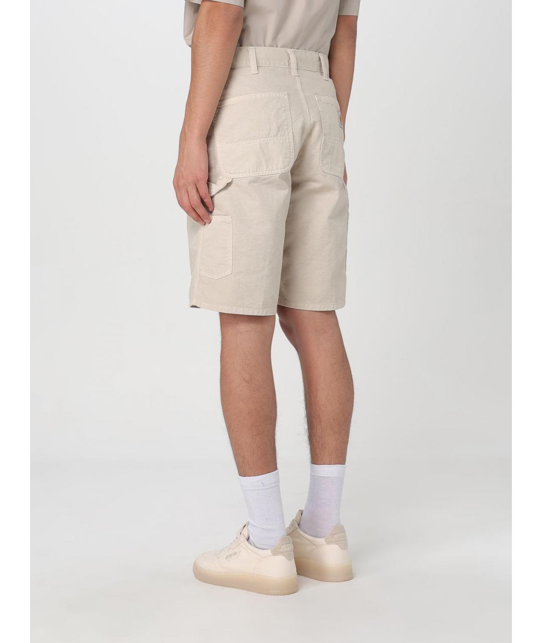 CARHARTT WIP Бежевые шорты, фото 4