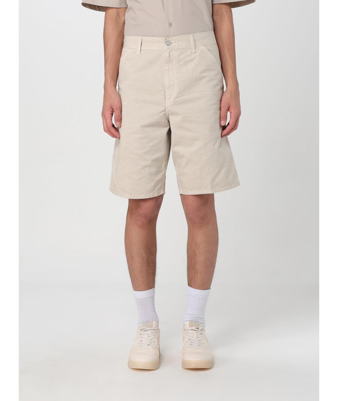 CARHARTT WIP Бежевые шорты, фото 2