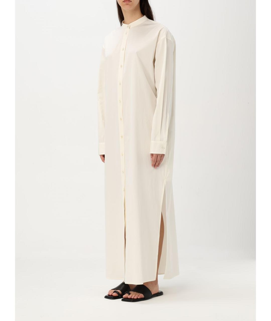 JIL SANDER Бежевое повседневное платье, фото 3