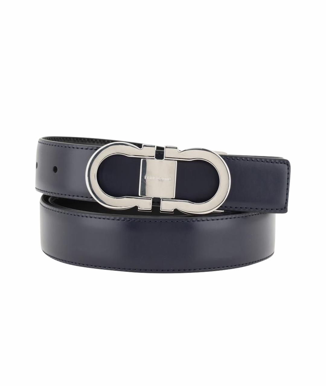 FERRAGAMO Синий ремень, фото 1
