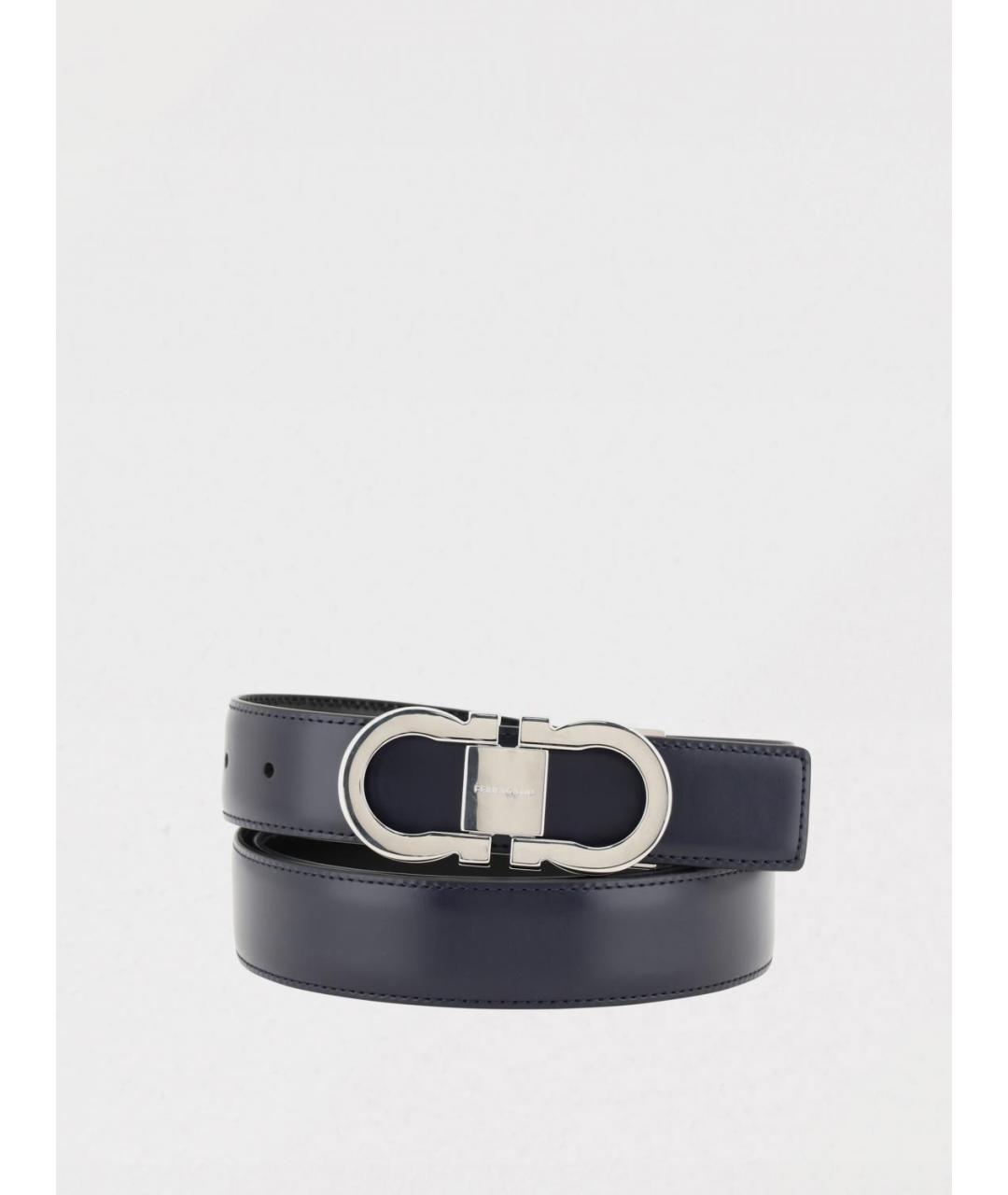 FERRAGAMO Синий ремень, фото 3