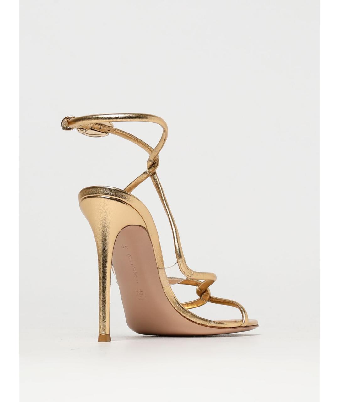 GIANVITO ROSSI Бежевые босоножки, фото 3