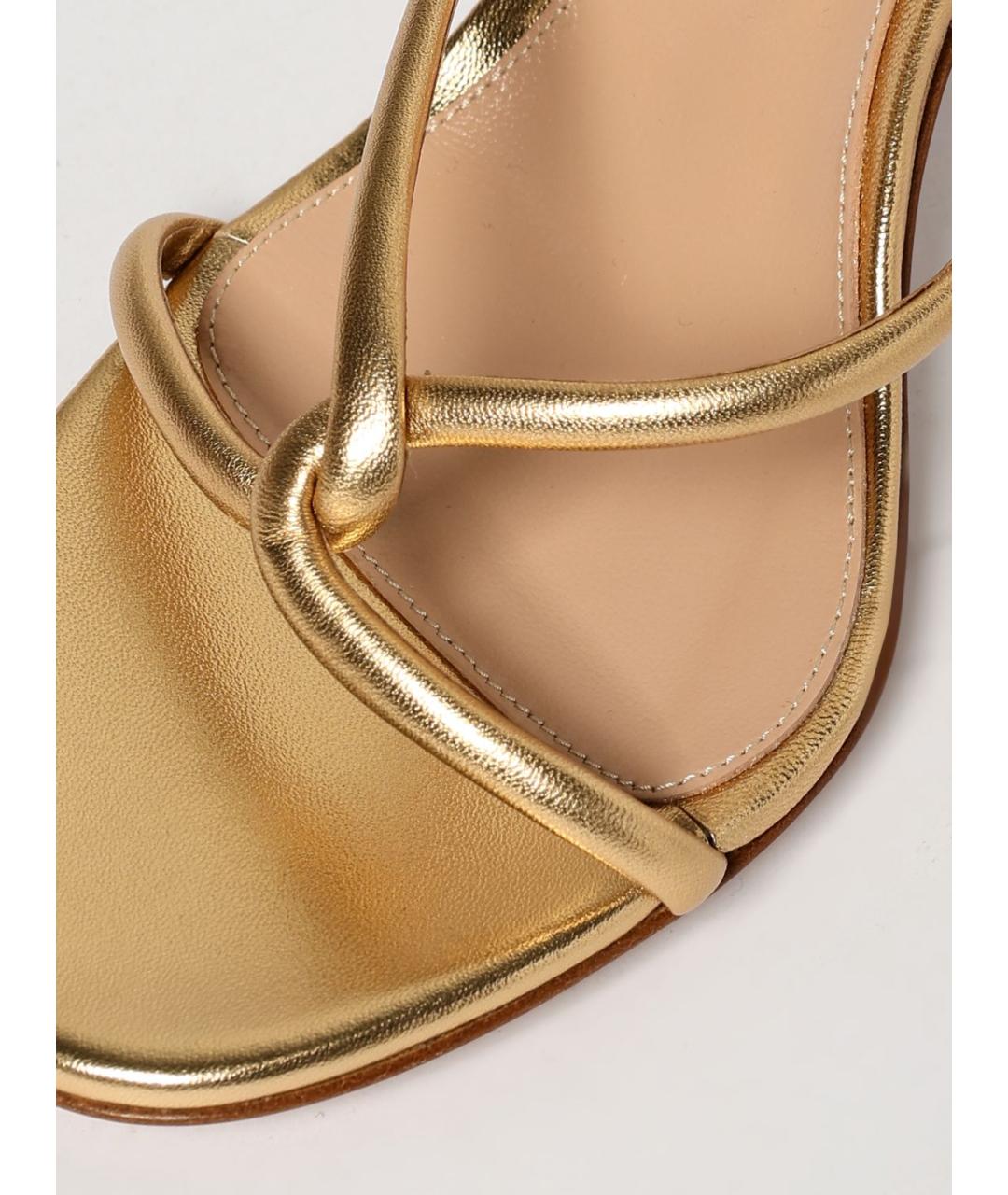 GIANVITO ROSSI Бежевые босоножки, фото 4