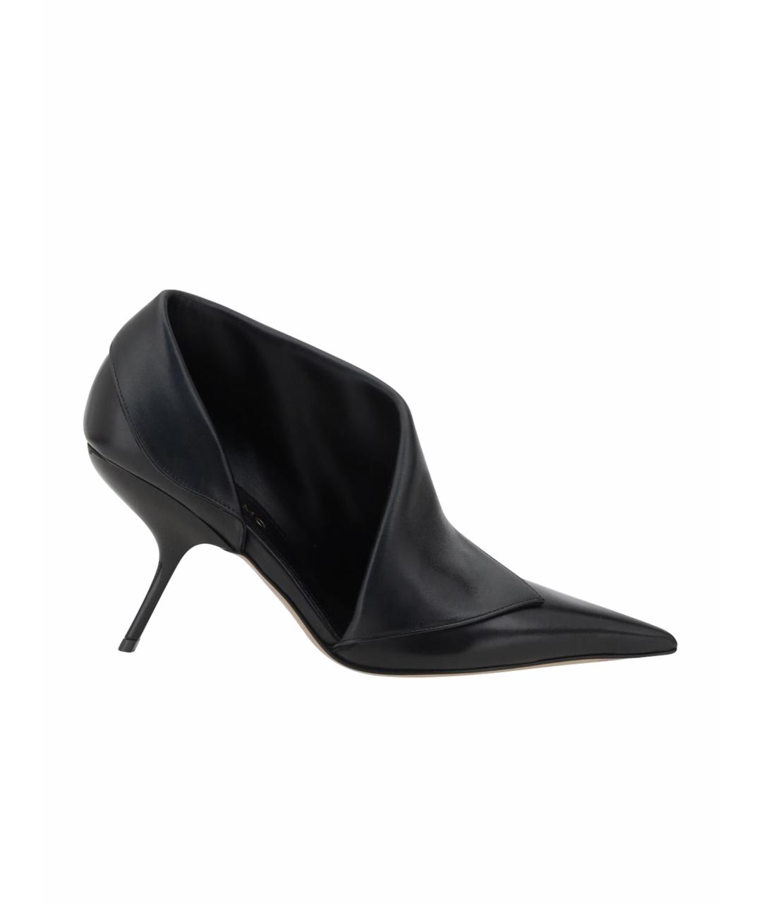 FERRAGAMO Черные кожаные туфли, фото 1