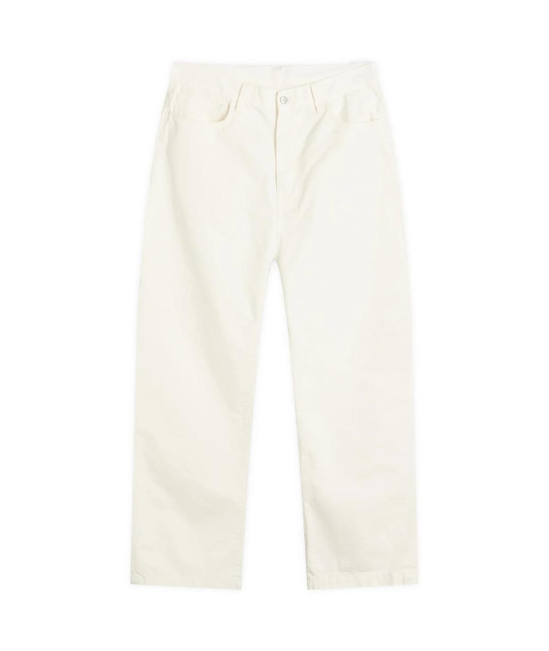 CARHARTT WIP Белые хлопковые повседневные брюки, фото 1
