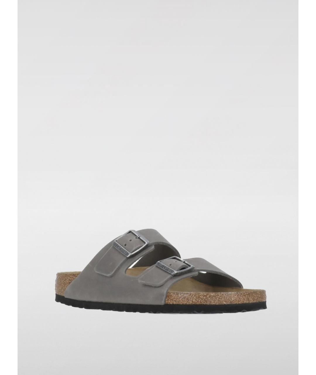BIRKENSTOCK Серые шлепанцы, фото 3