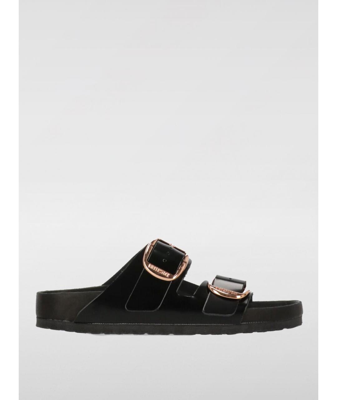 BIRKENSTOCK Черные шлепанцы, фото 6