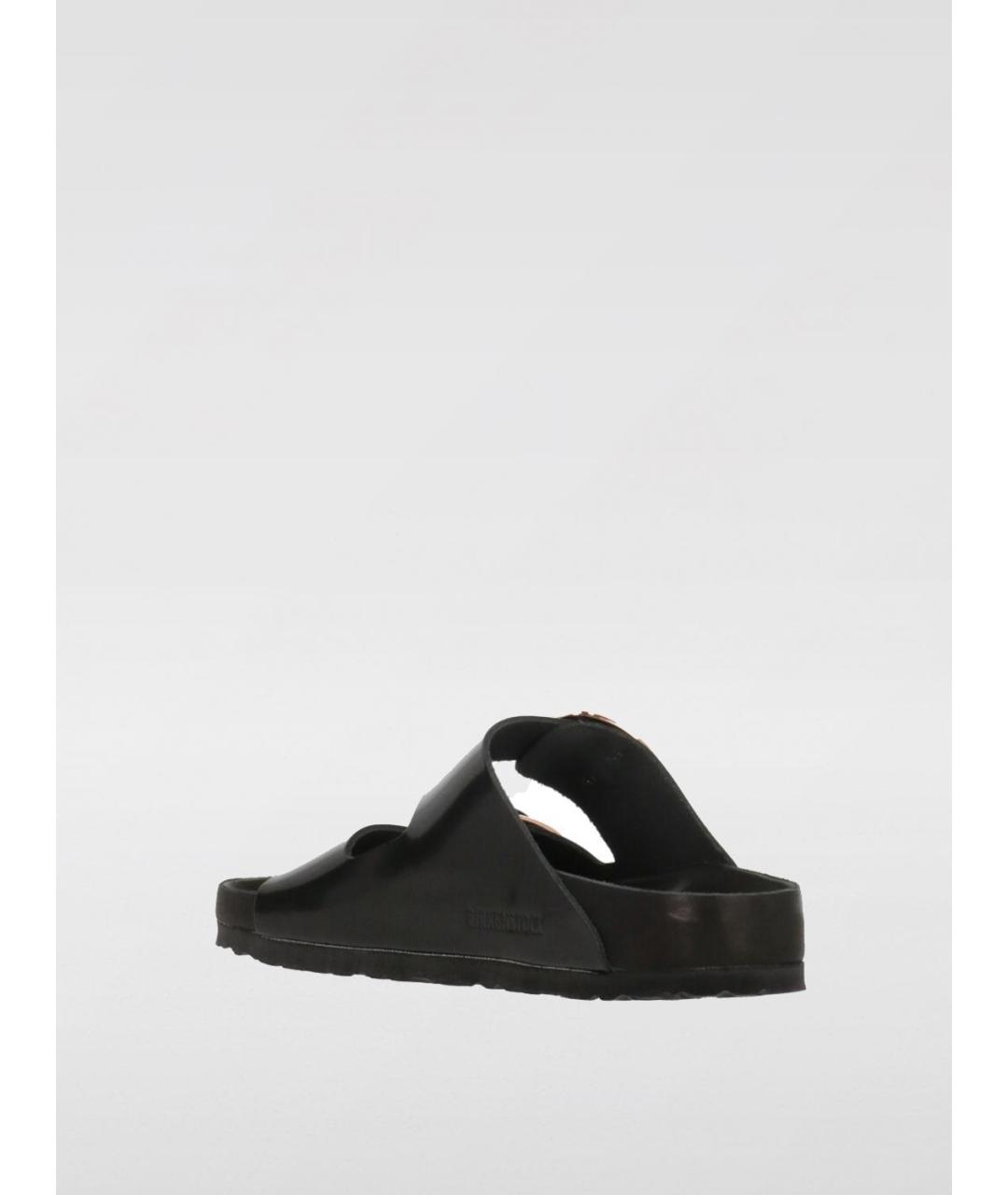 BIRKENSTOCK Черные шлепанцы, фото 4