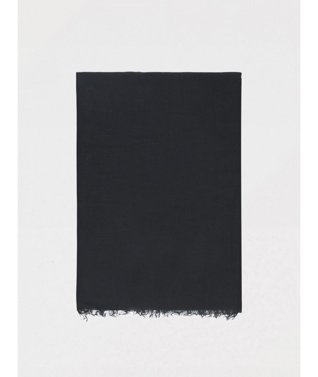 RICK OWENS Черный шарф, фото 4