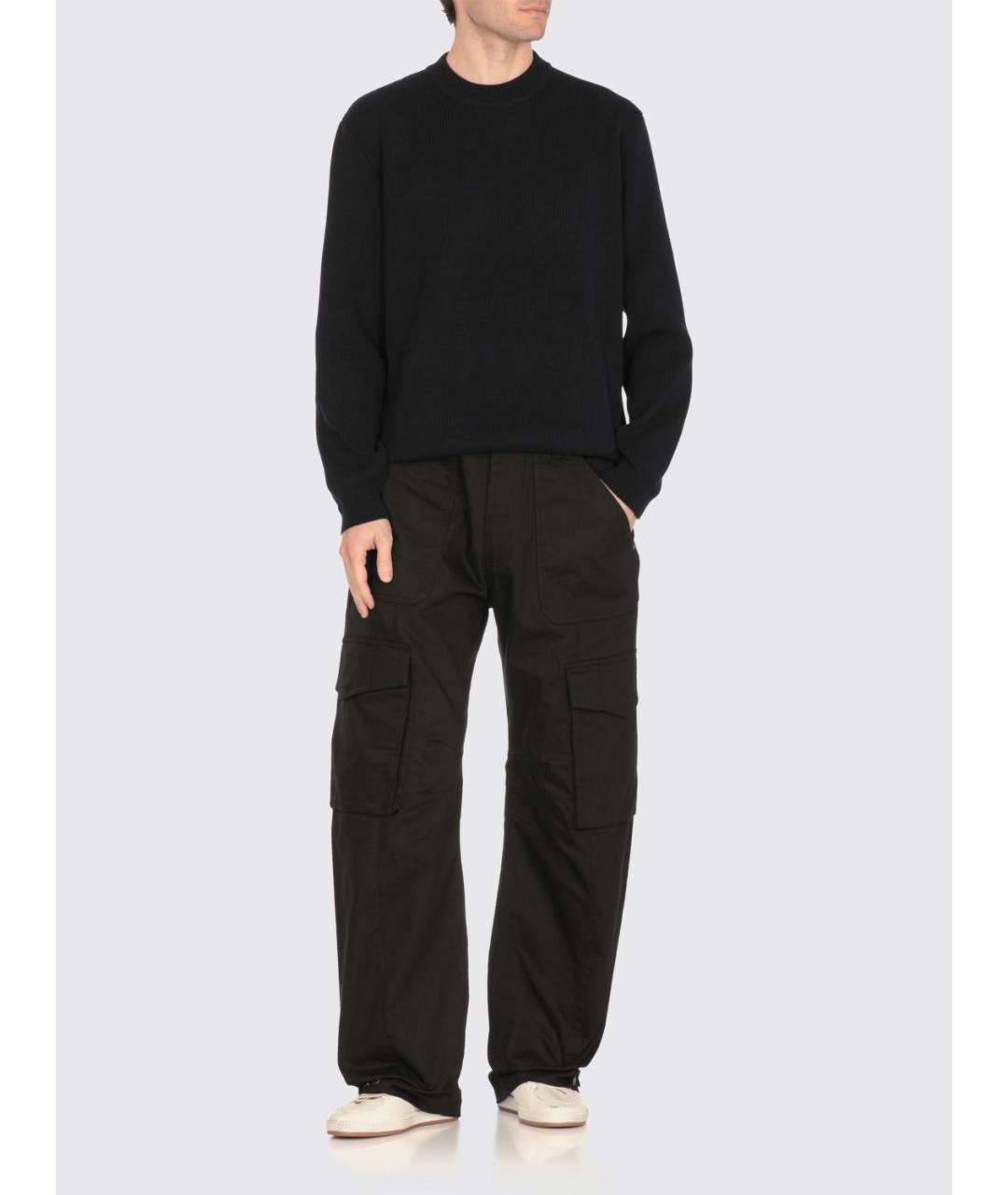 GOLDEN GOOSE DELUXE BRAND Черные повседневные брюки, фото 3
