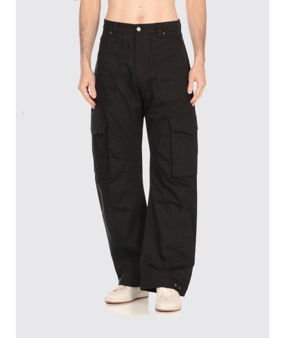 GOLDEN GOOSE DELUXE BRAND Черные повседневные брюки, фото 2
