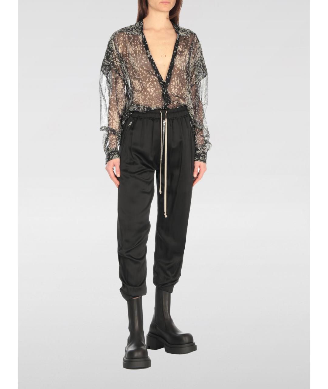 RICK OWENS Черные кожаные ботинки, фото 2