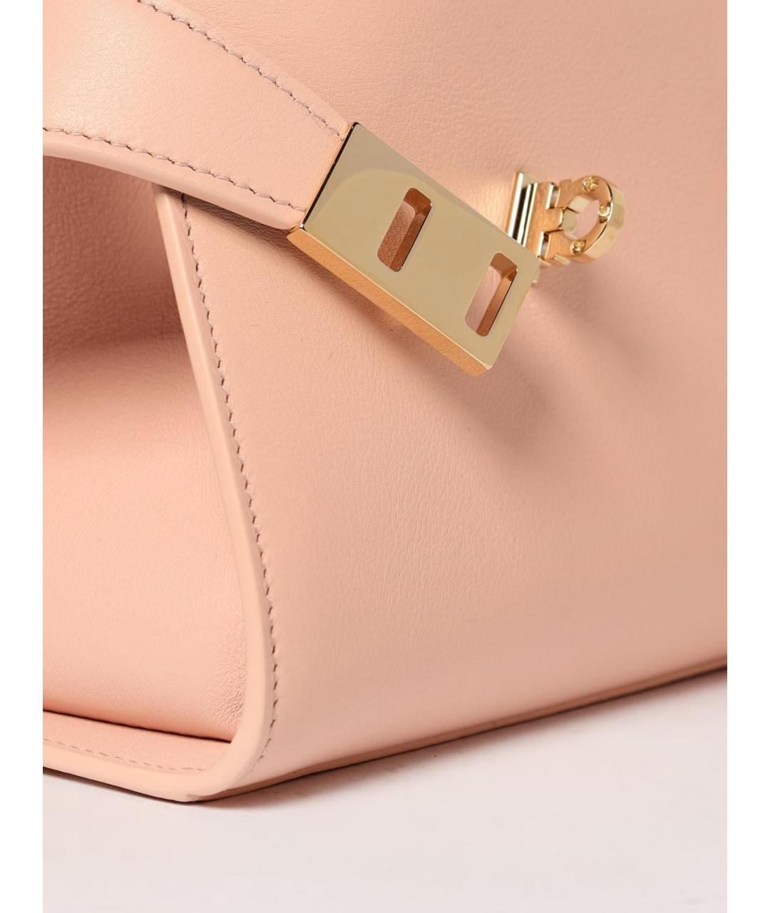 FERRAGAMO Розовая кожаная сумка тоут, фото 4