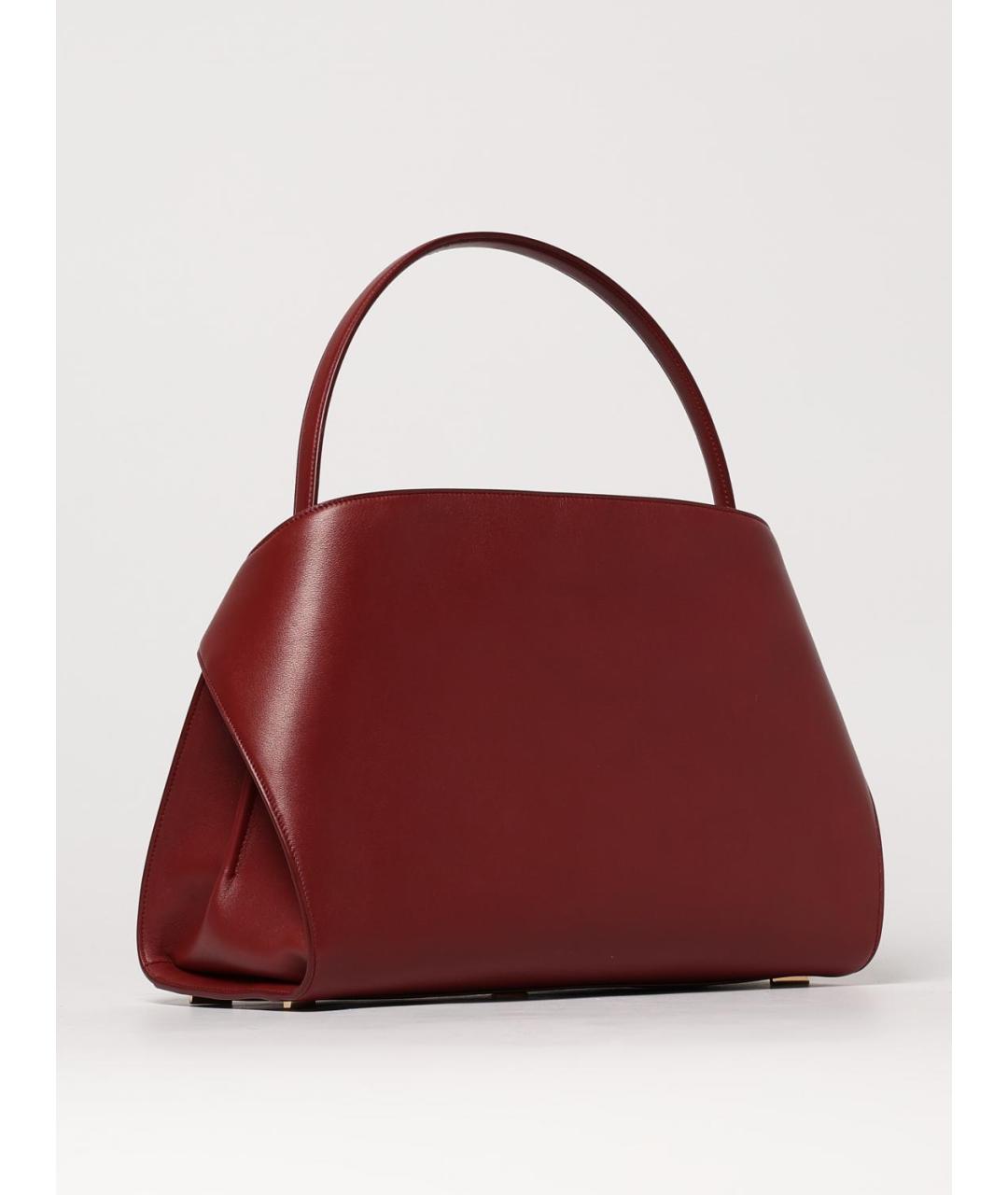 FERRAGAMO Красная кожаная сумка тоут, фото 3