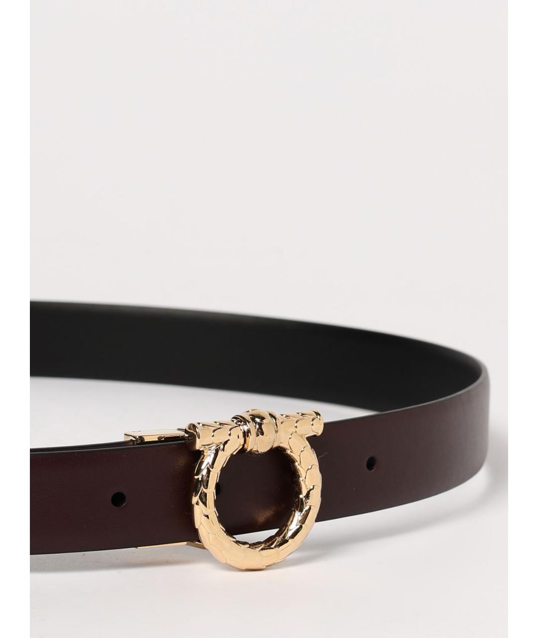 FERRAGAMO Коричневый ремень, фото 3