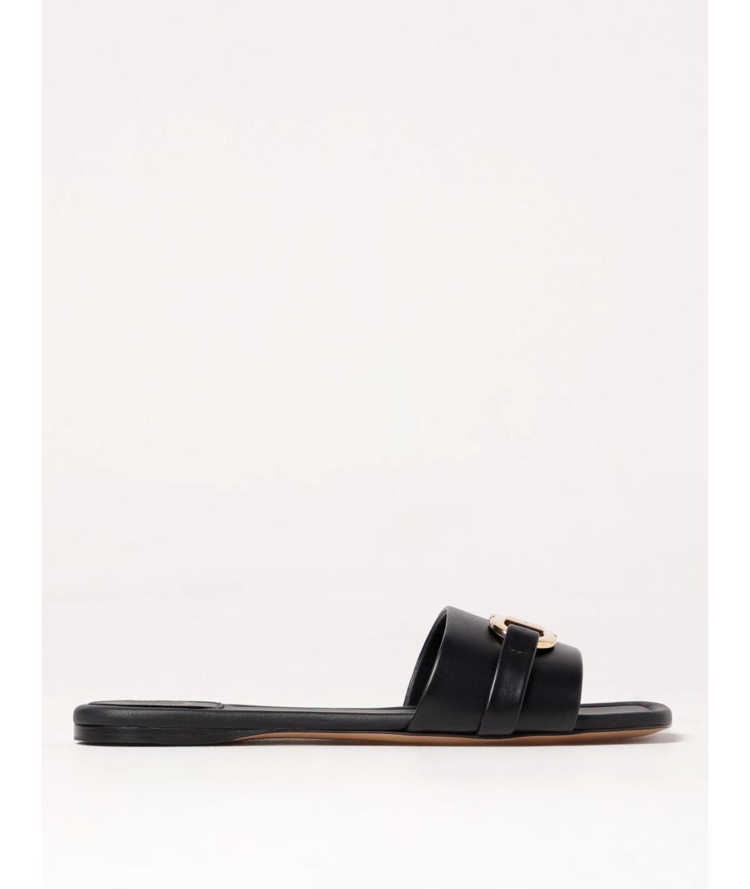FERRAGAMO Черные босоножки, фото 5