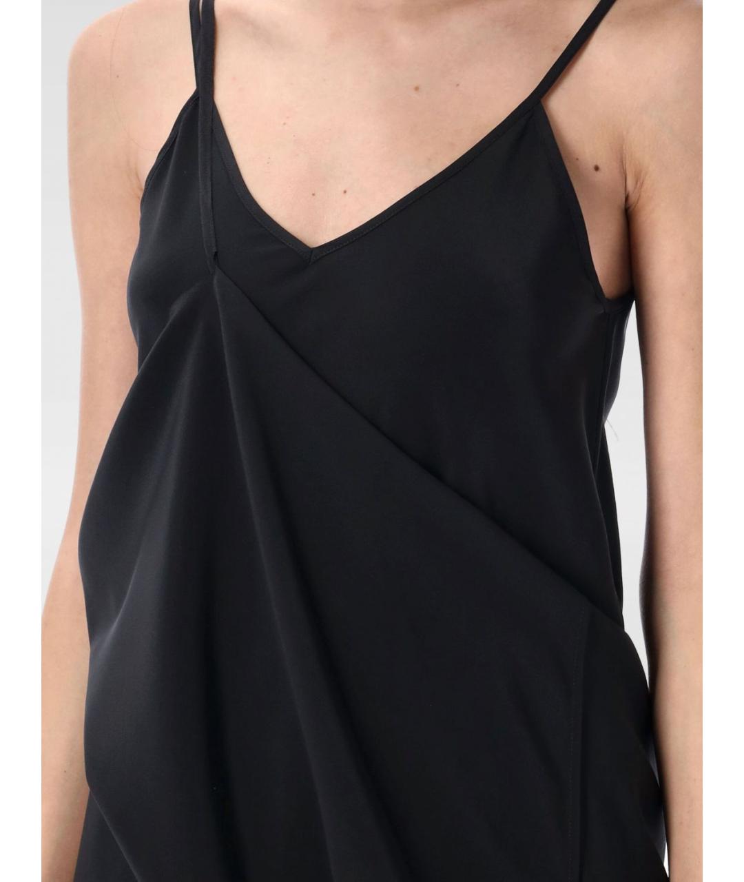 MM6 MAISON MARGIELA Черное повседневное платье, фото 4