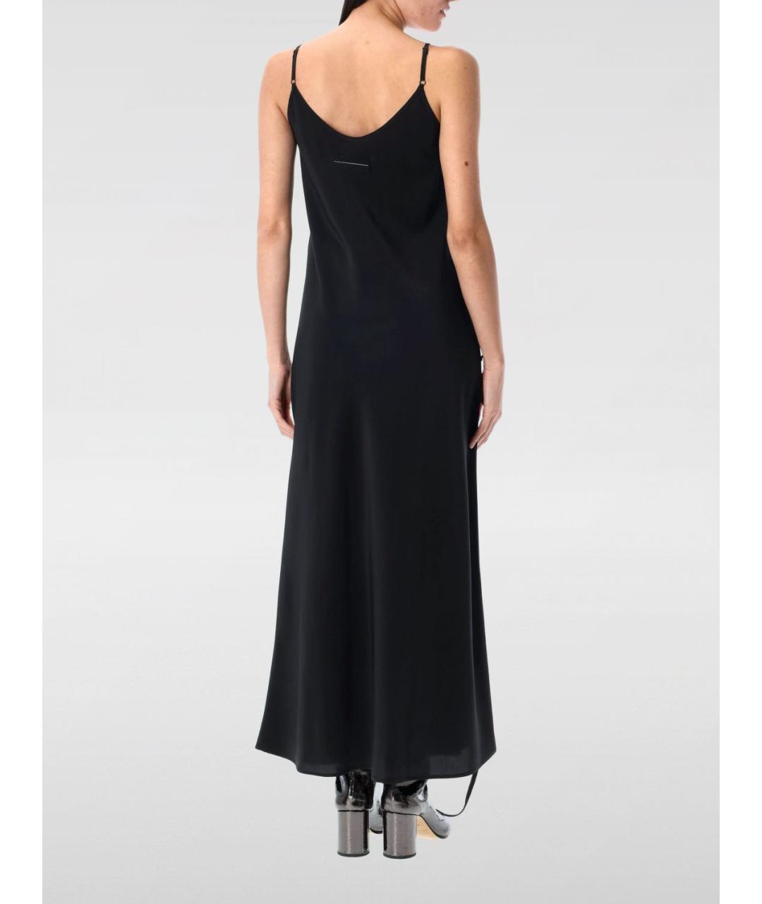 MM6 MAISON MARGIELA Черное повседневное платье, фото 3