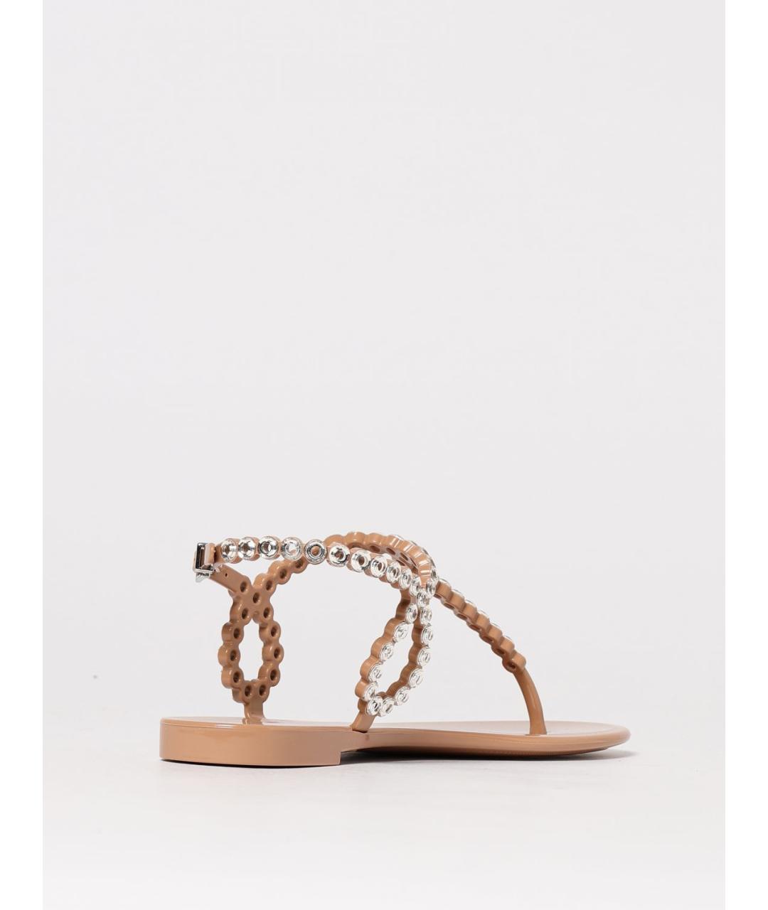 FERRAGAMO Коричневые босоножки, фото 3