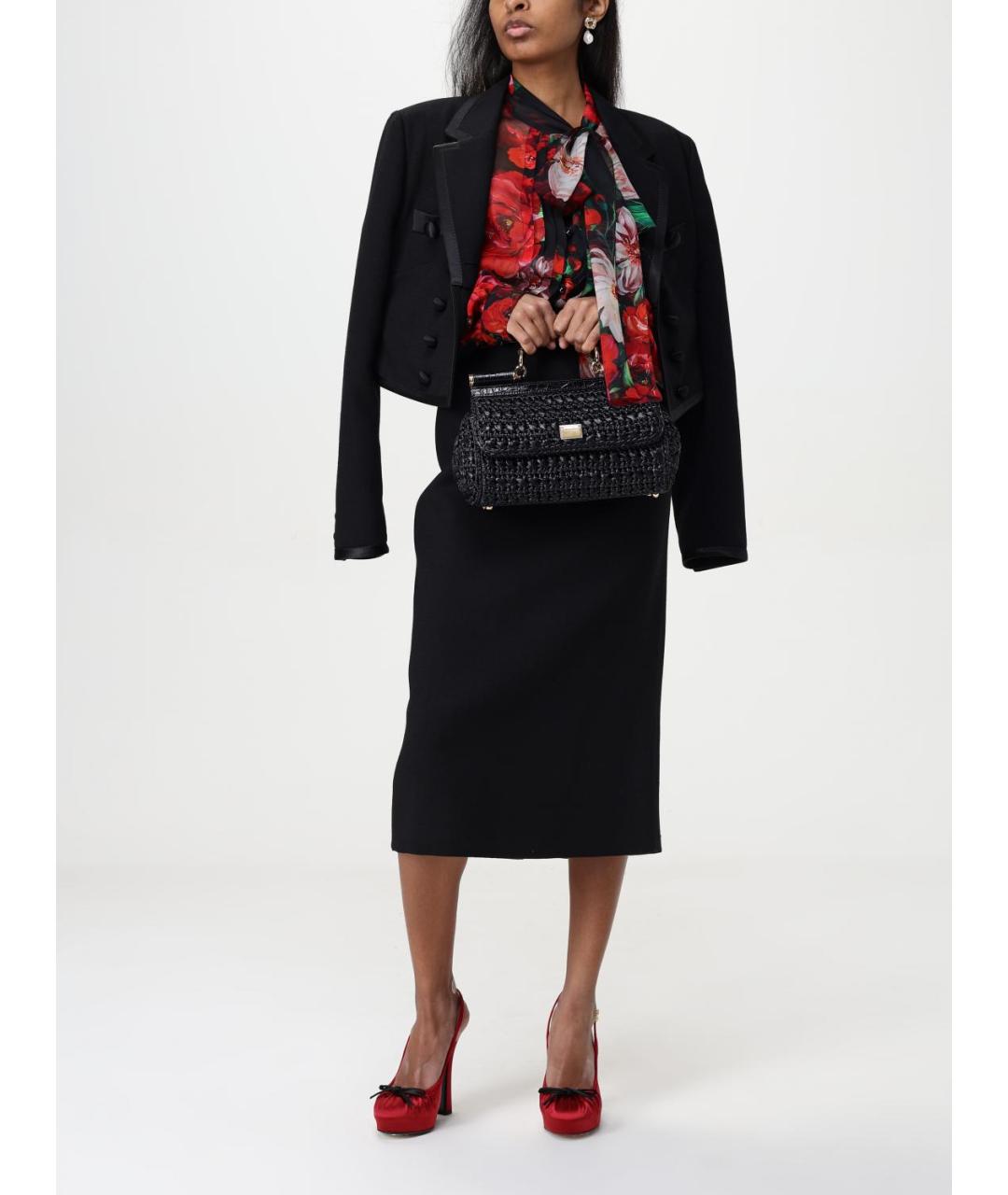 DOLCE&GABBANA Мульти шелковая блузы, фото 3