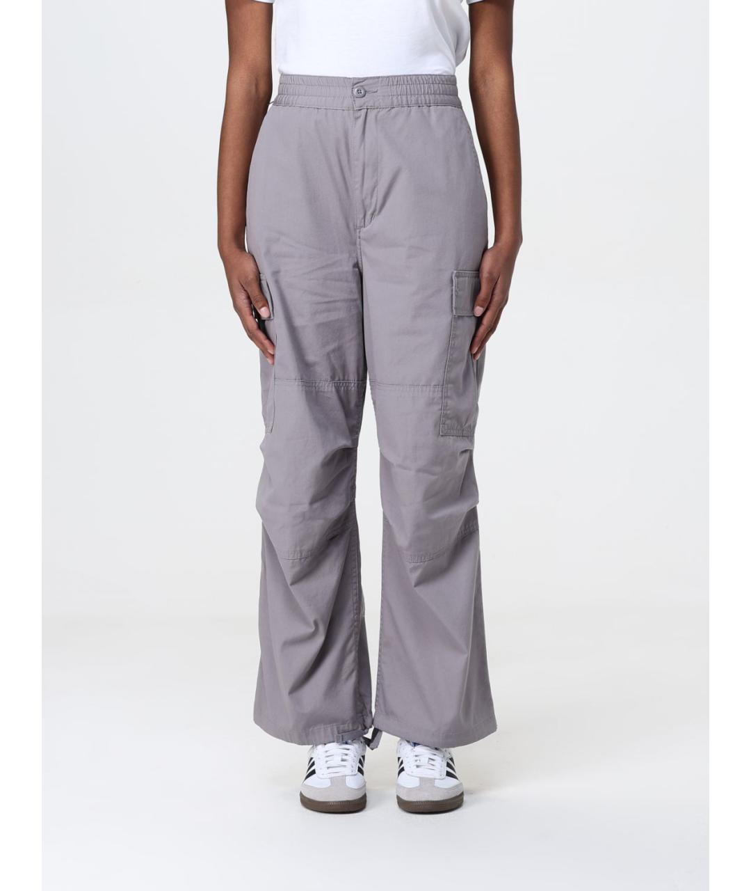 CARHARTT WIP Серые прямые брюки, фото 2