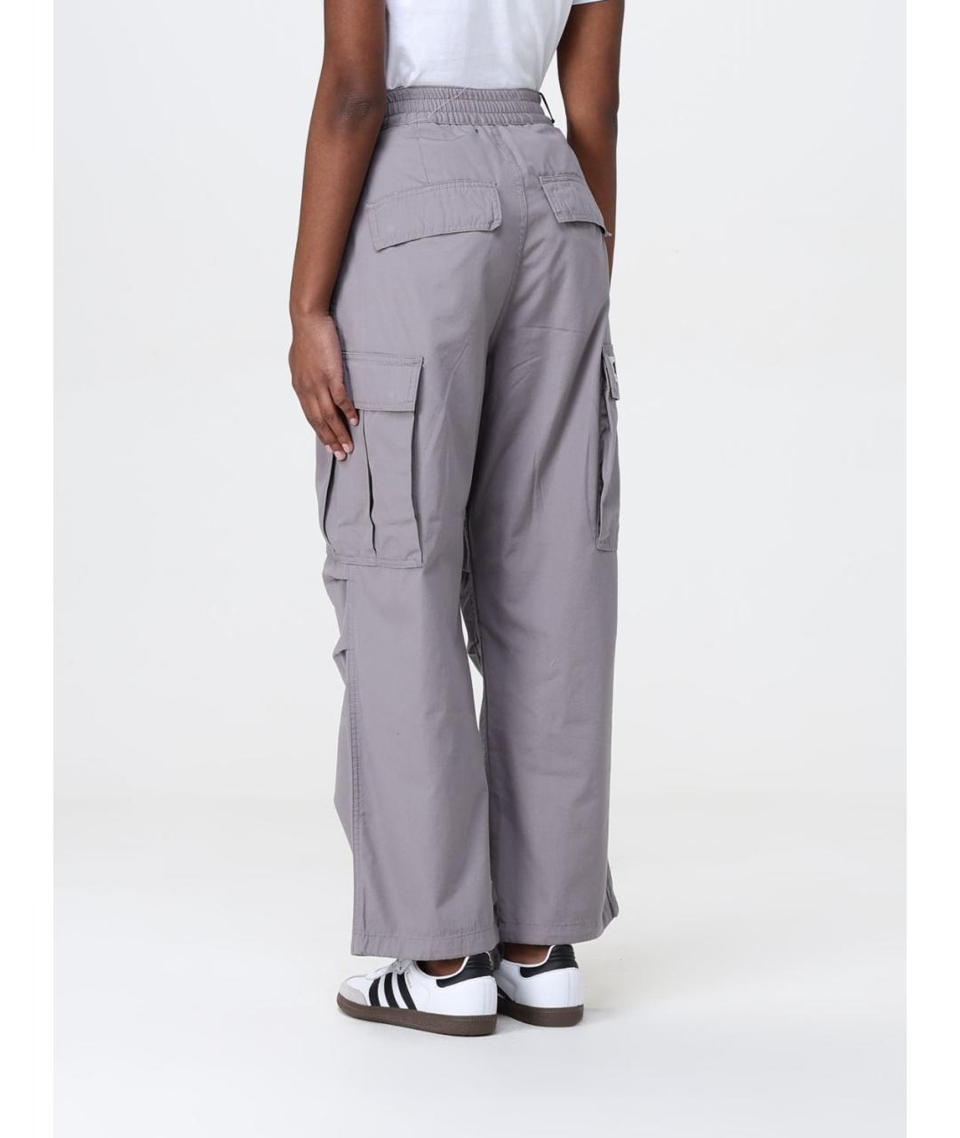 CARHARTT WIP Серые прямые брюки, фото 4