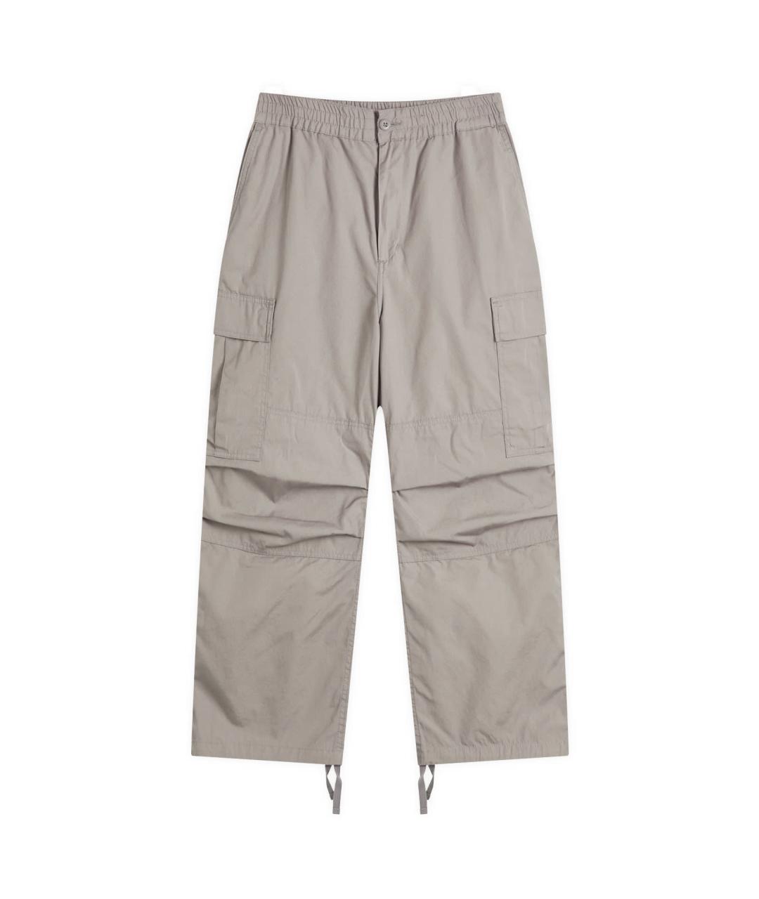 CARHARTT WIP Серые прямые брюки, фото 1