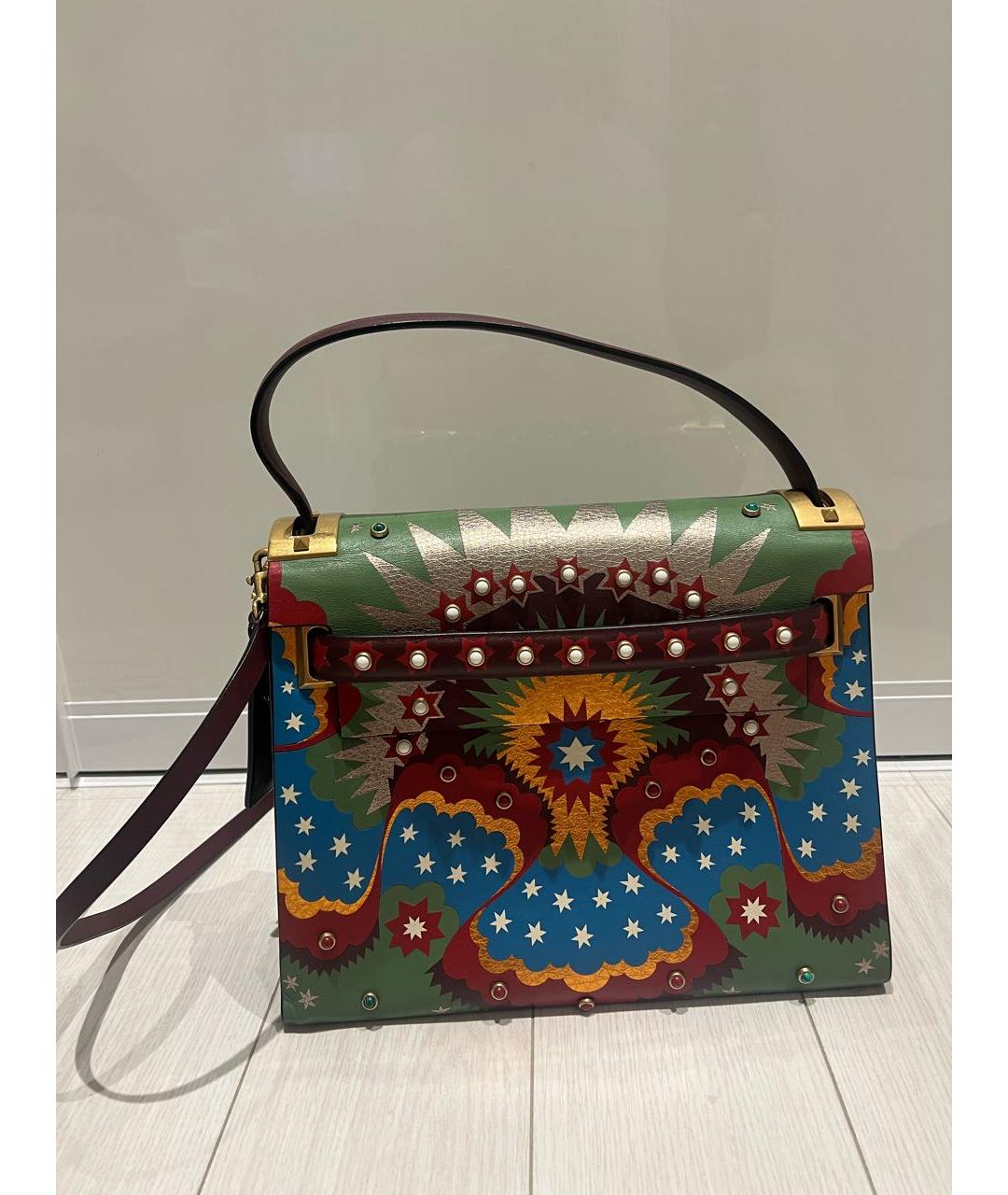 VALENTINO Мульти кожаная сумка тоут, фото 9