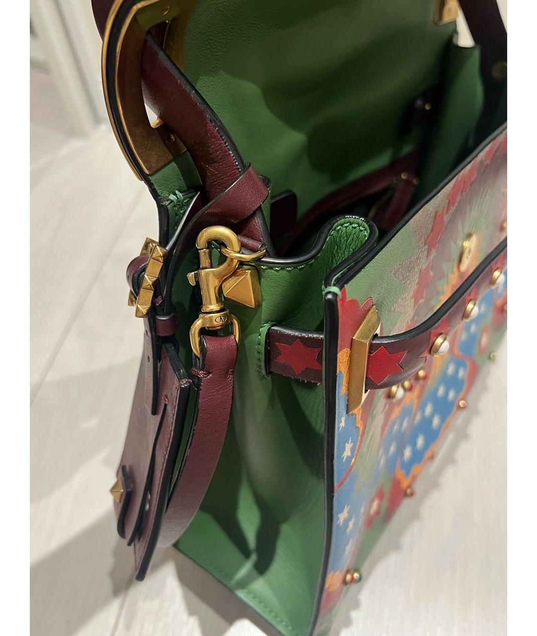 VALENTINO Мульти кожаная сумка тоут, фото 2