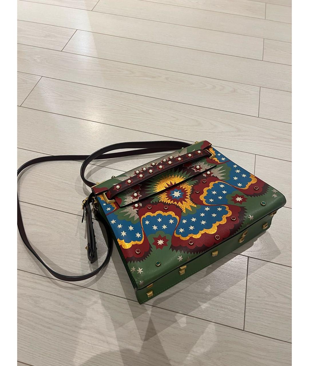 VALENTINO Мульти кожаная сумка тоут, фото 5