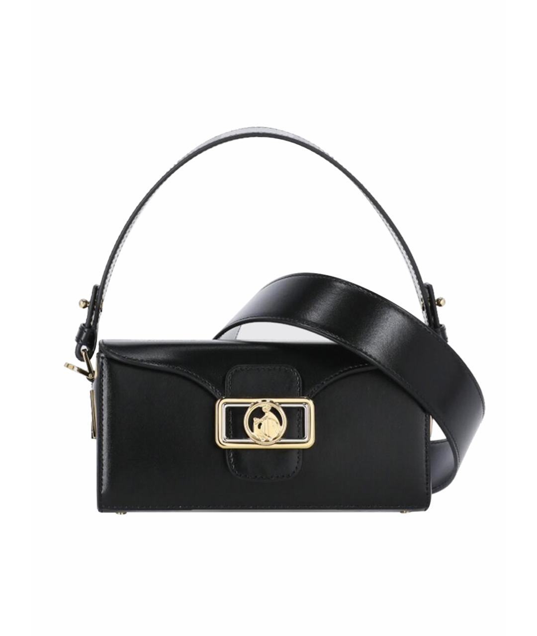 LANVIN Черная кожаная сумка через плечо, фото 1