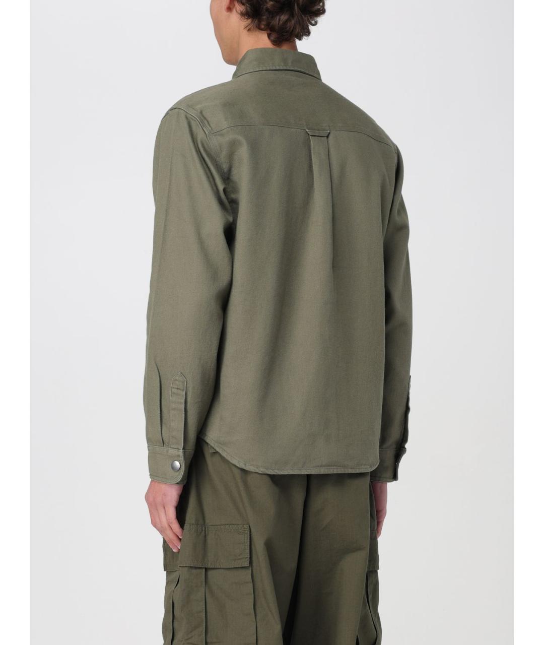 CARHARTT WIP Зеленая кэжуал рубашка, фото 4