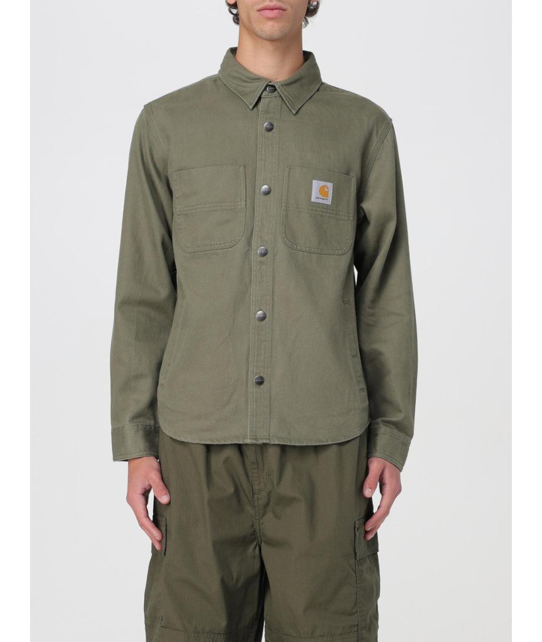 CARHARTT WIP Зеленая кэжуал рубашка, фото 2