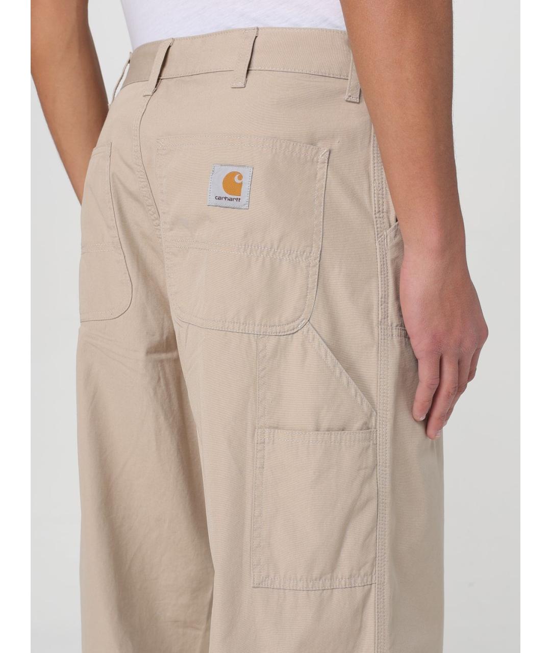 CARHARTT WIP Бежевые повседневные брюки, фото 5