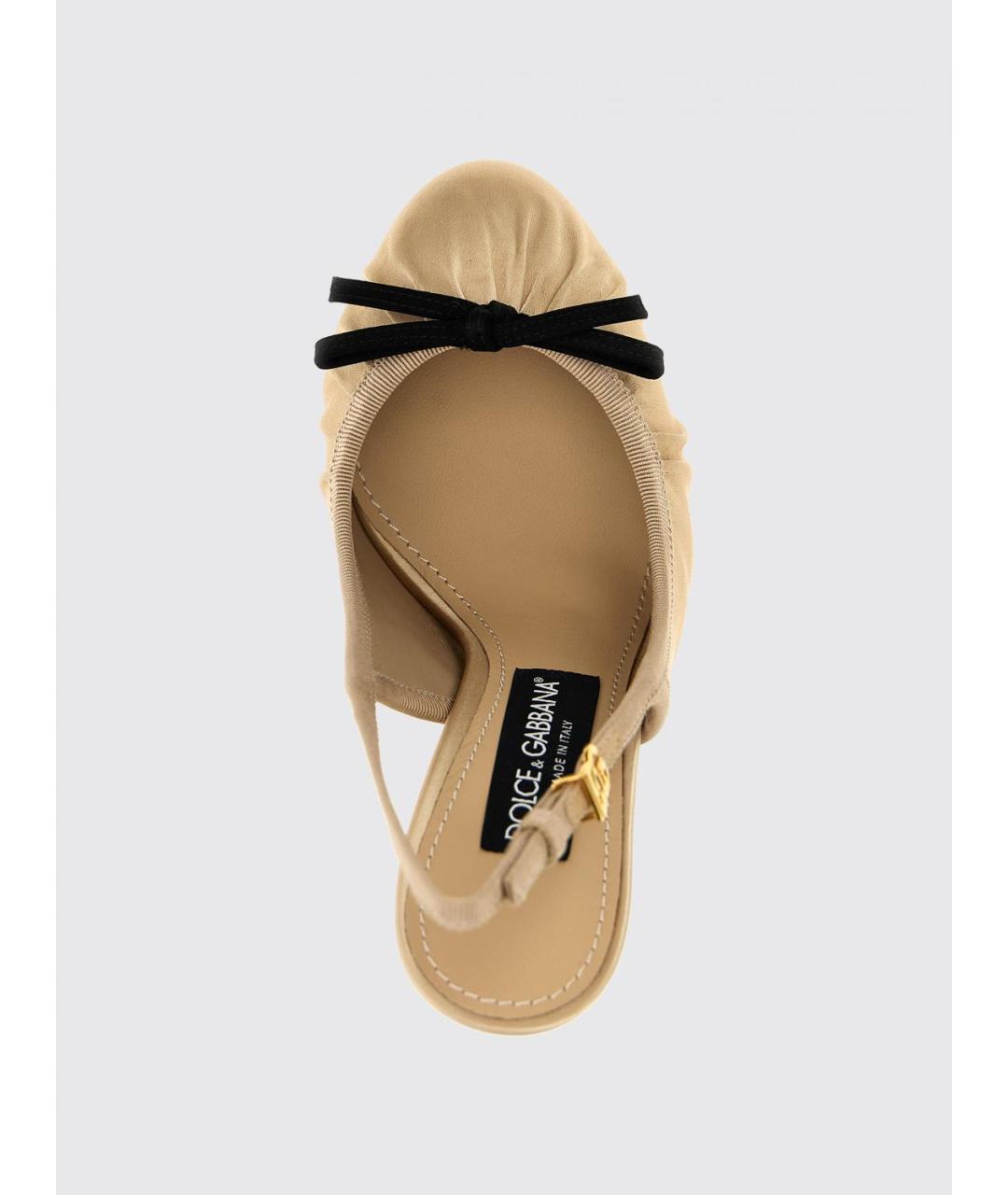 DOLCE&GABBANA Бежевые туфли, фото 4