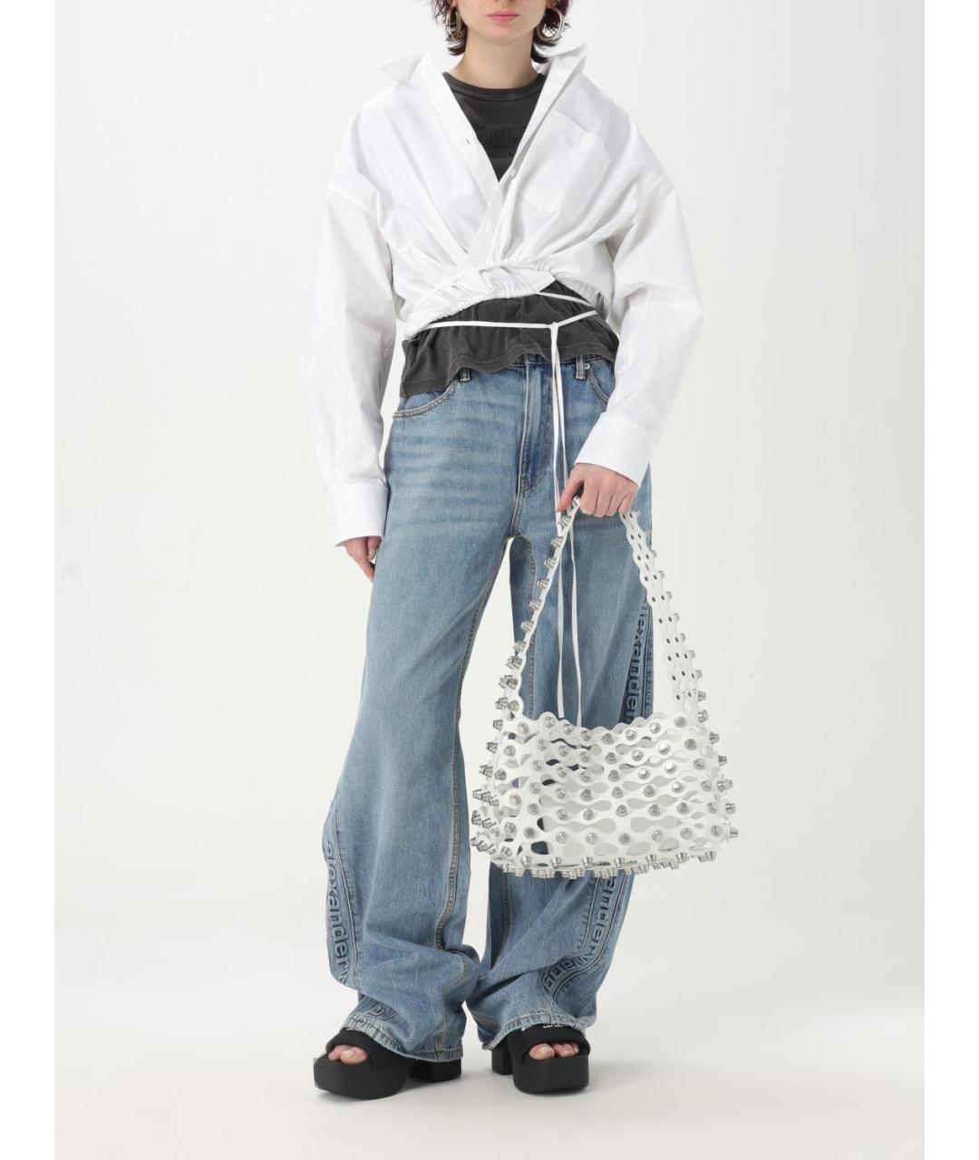 ALEXANDER WANG Белая сумка через плечо, фото 5