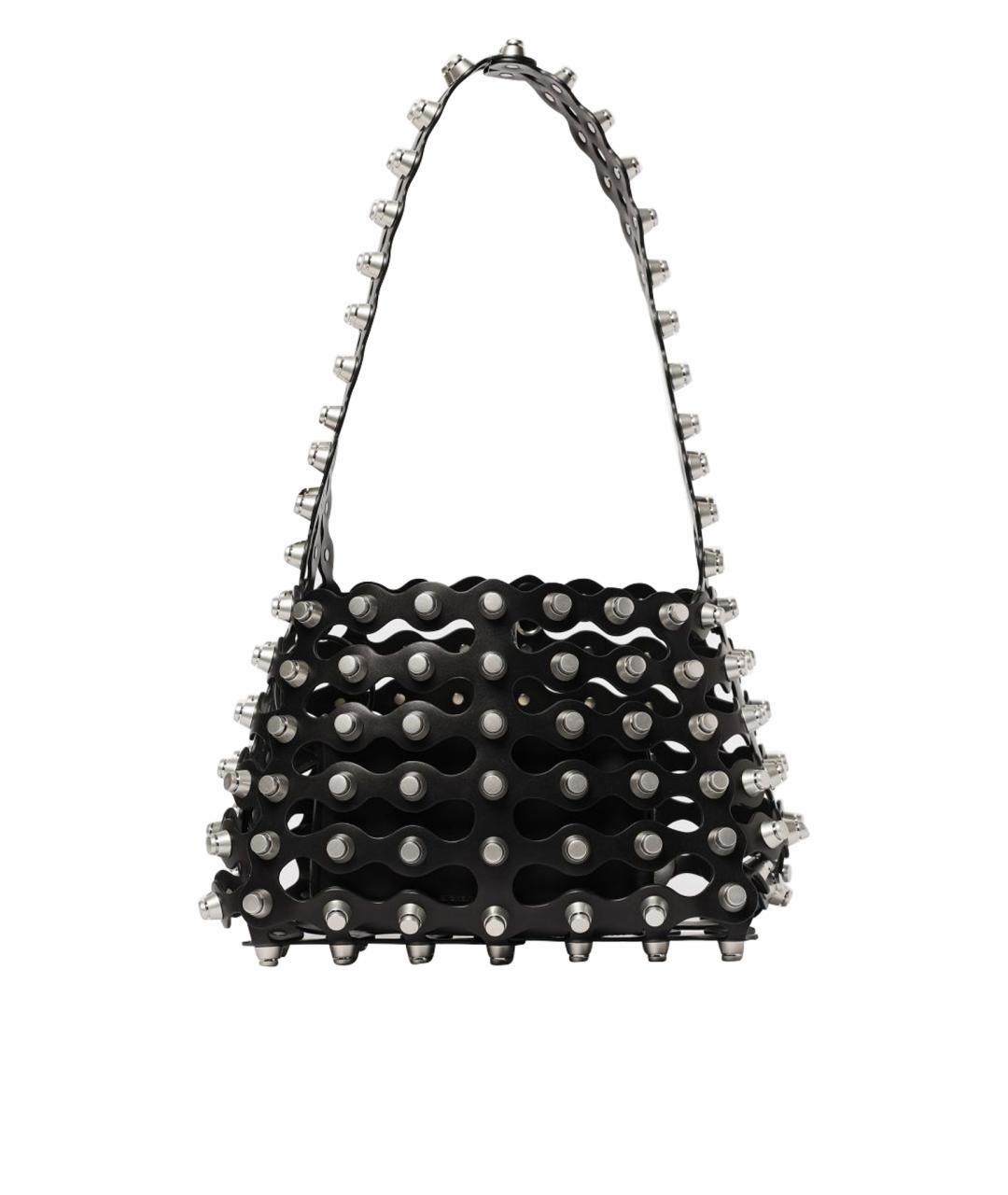 ALEXANDER WANG Черная кожаная сумка через плечо, фото 1