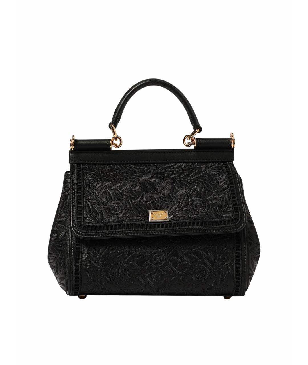 DOLCE&GABBANA Черная сумка с короткими ручками, фото 1