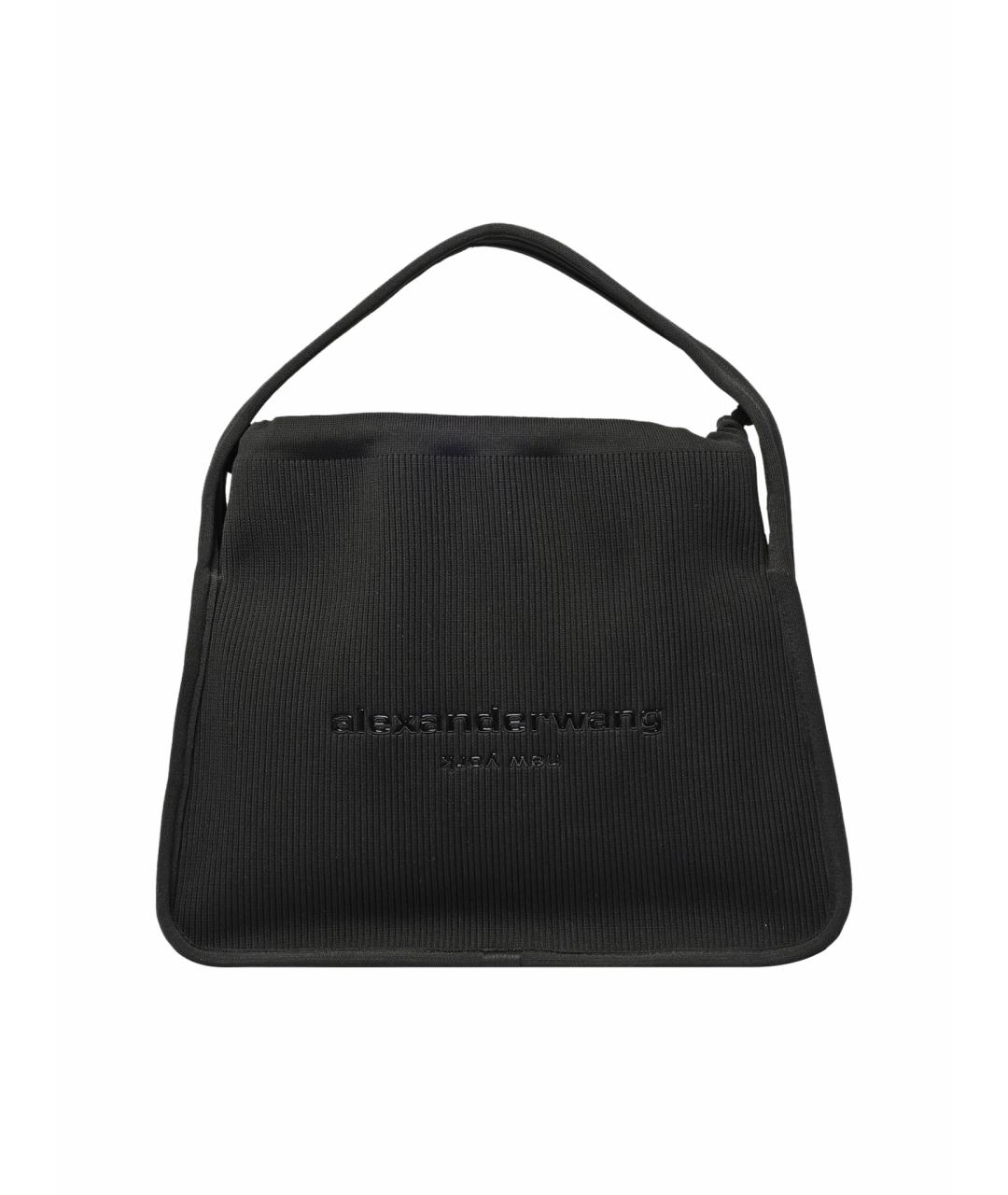 ALEXANDER WANG Черная тканевая сумка через плечо, фото 1