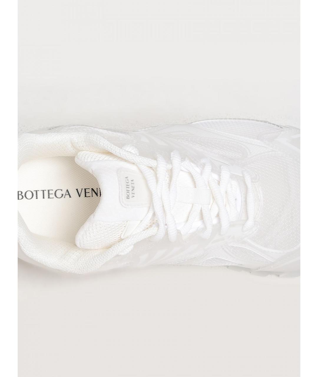BOTTEGA VENETA Белые низкие кроссовки / кеды, фото 4