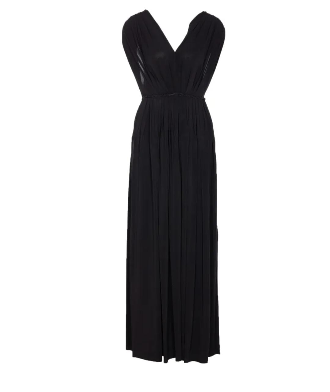 MAX MARA Черное вискозное платье, фото 1
