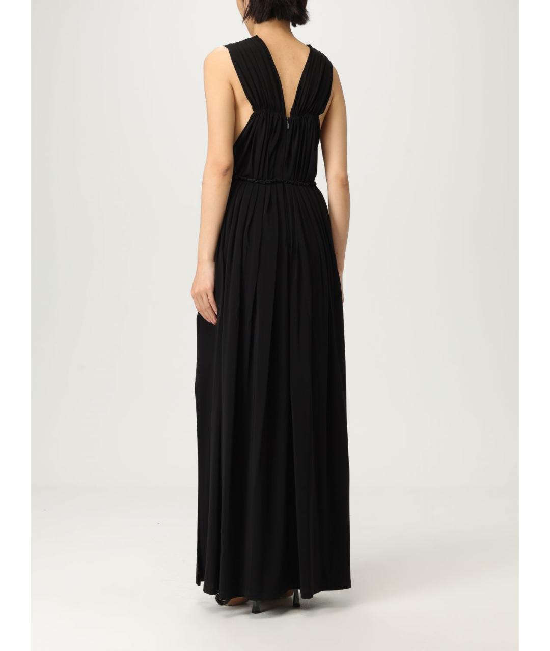 MAX MARA Черное вискозное платье, фото 3