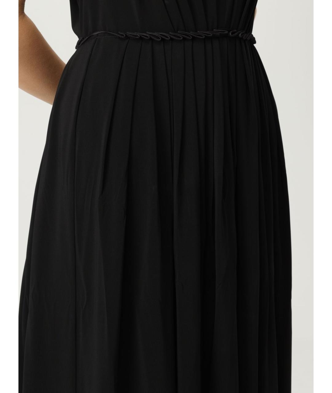 MAX MARA Черное вискозное платье, фото 5