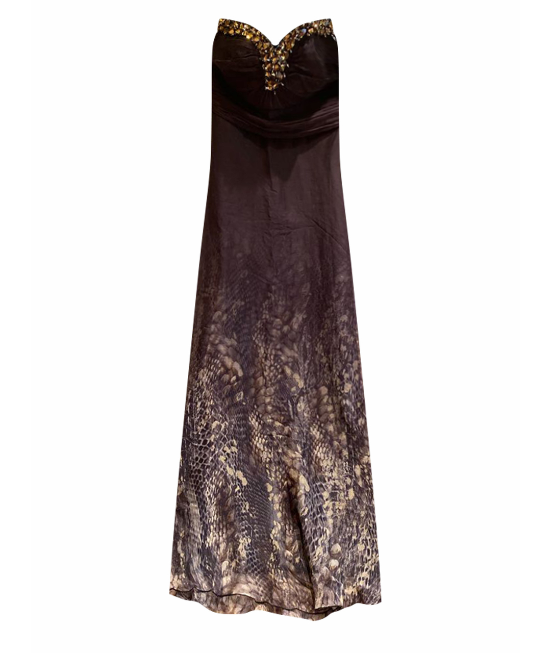 PHILIPP PLEIN Мульти шелковое вечернее платье, фото 1