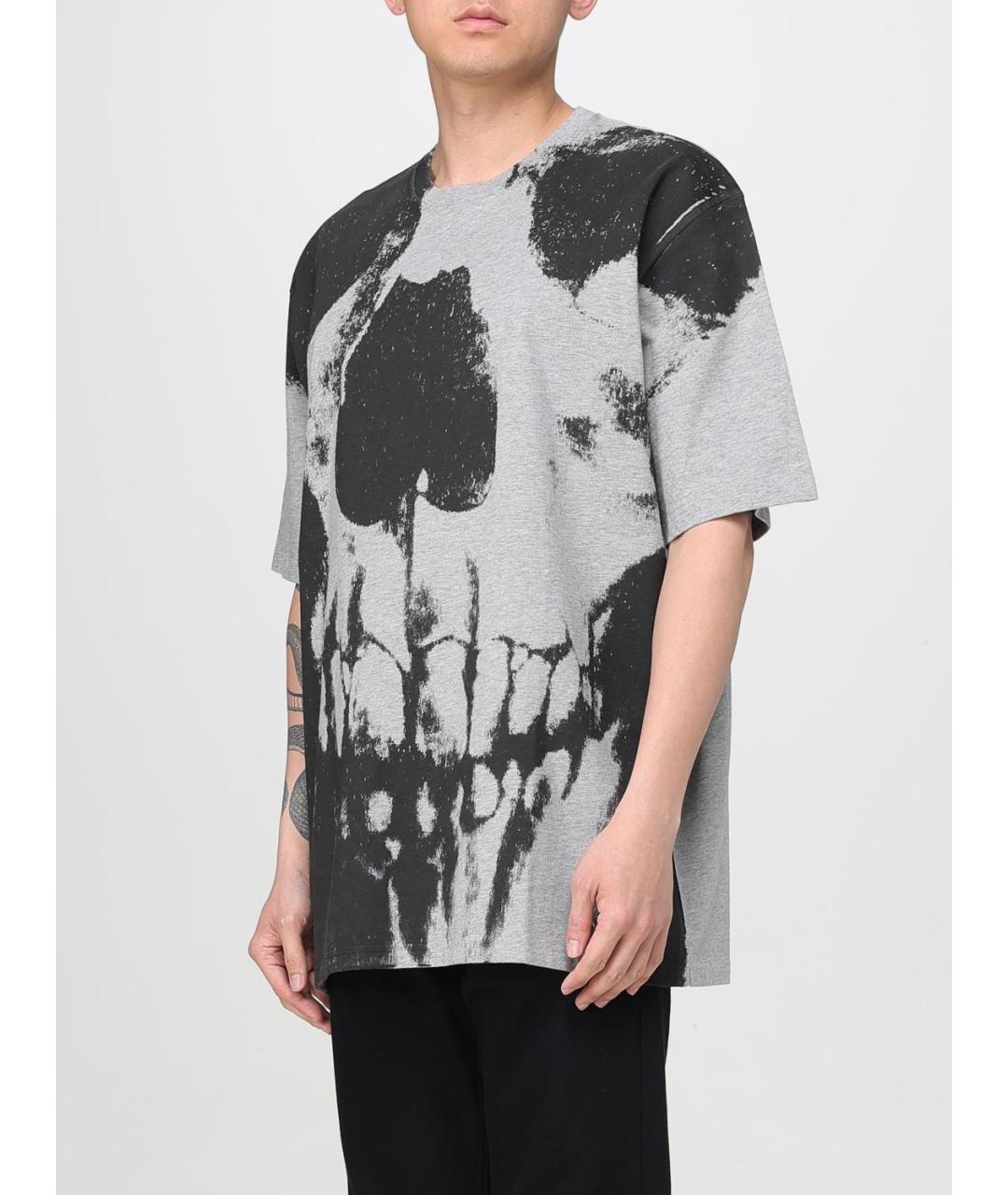 ALEXANDER MCQUEEN Серая футболка, фото 5