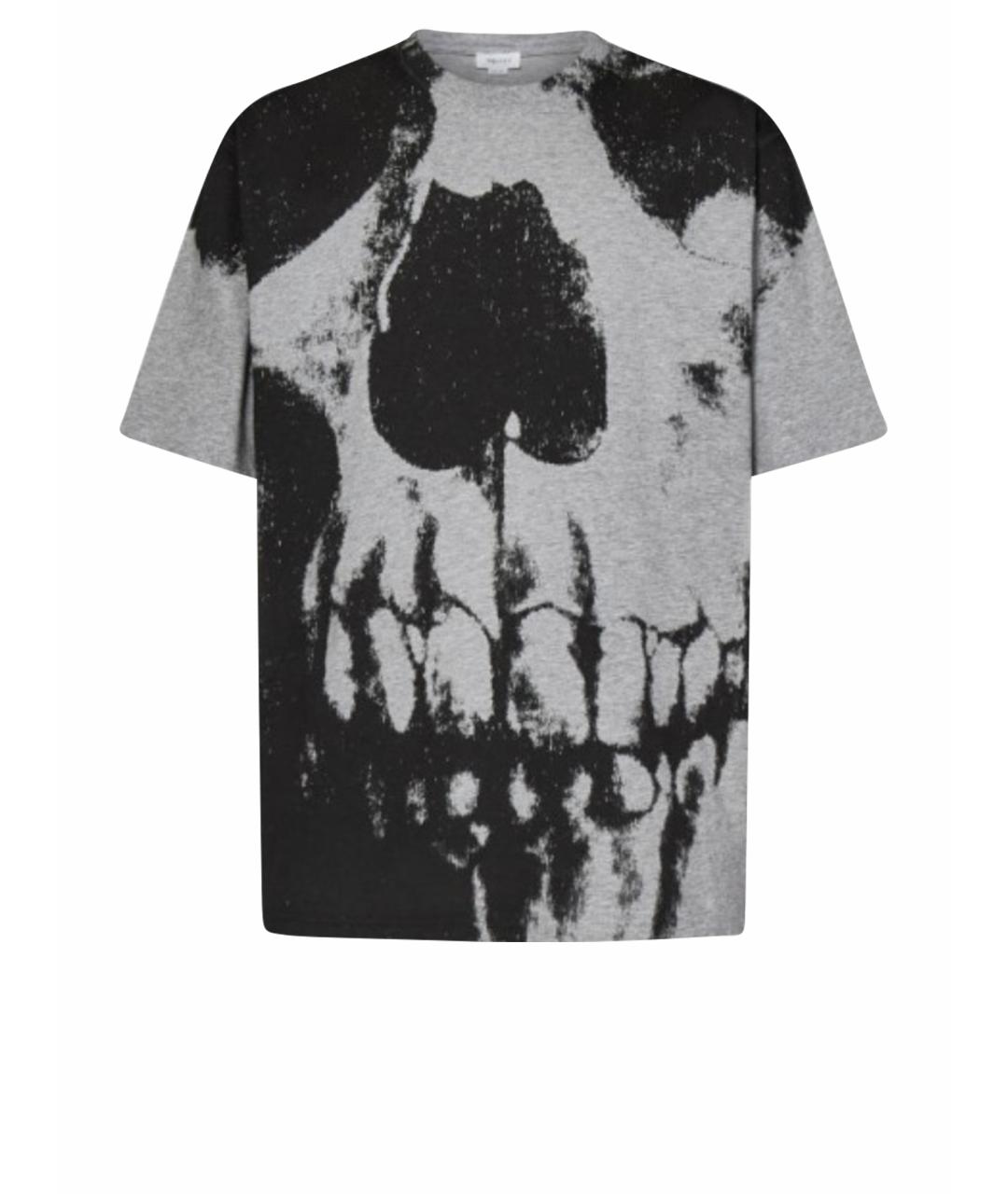 ALEXANDER MCQUEEN Серая футболка, фото 1